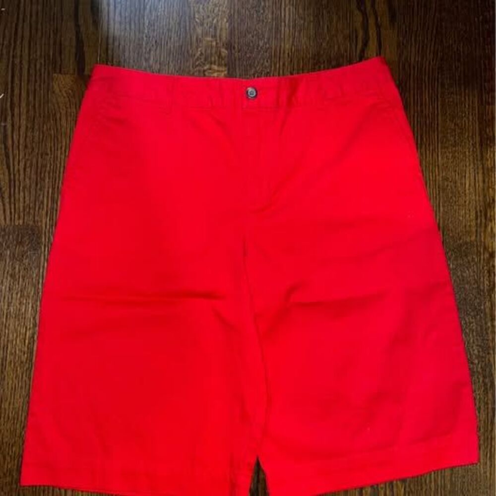 Boys 18 Red Polo Ralph Lauren Dress Shorts Classic